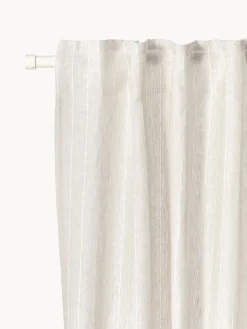 Outlet Cortinas semitransparente con cinta de lazo Birch, 2 uds. Cortinas Y Visillos|Mantas