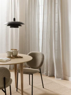 Outlet Cortinas semitransparente con cinta de lazo Birch, 2 uds. Cortinas Y Visillos|Mantas