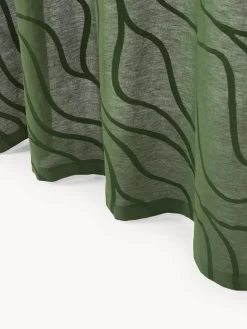 Best Cortinas semitransparentes con lazos Lidia, 2 uds. Cortinas Y Visillos|Mantas