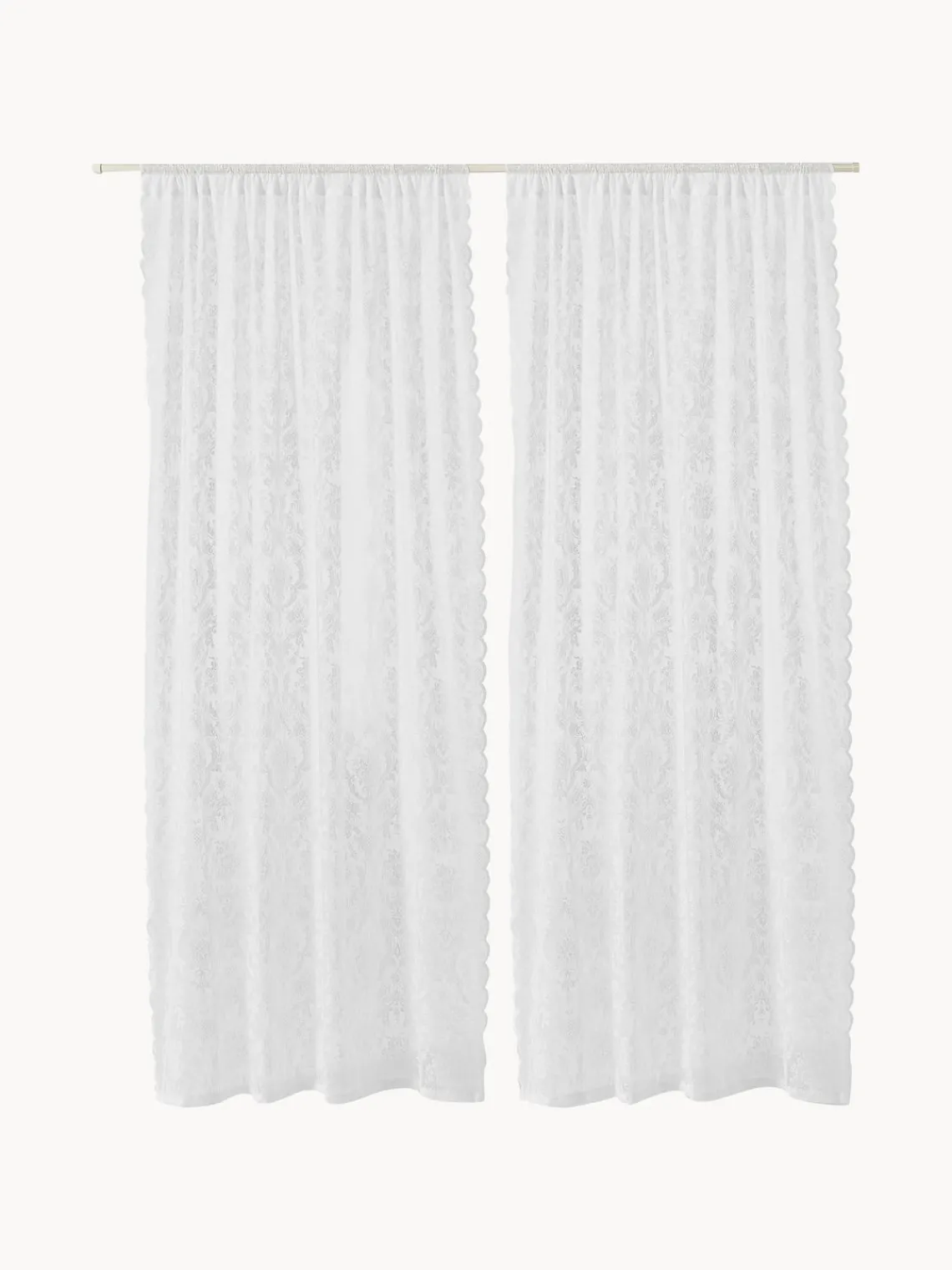 Cortinas Y Visillos|Mantas>Jotex Cortinas transparentes con dobladillo Lacina, 2 uds.