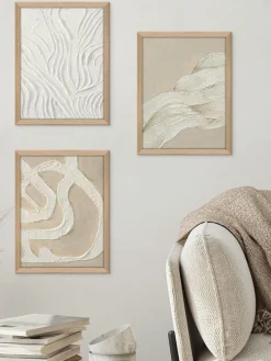 Outlet Cuadro con marco en lienzo Raw Organic Lienzos|Jarrones