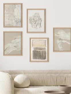 Online Cuadro con marco White Surface Lienzos|Jarrones