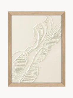 Outlet Cuadro en lienzo enmarcado pintado a mano Beige Heritage Lienzos|Jarrones