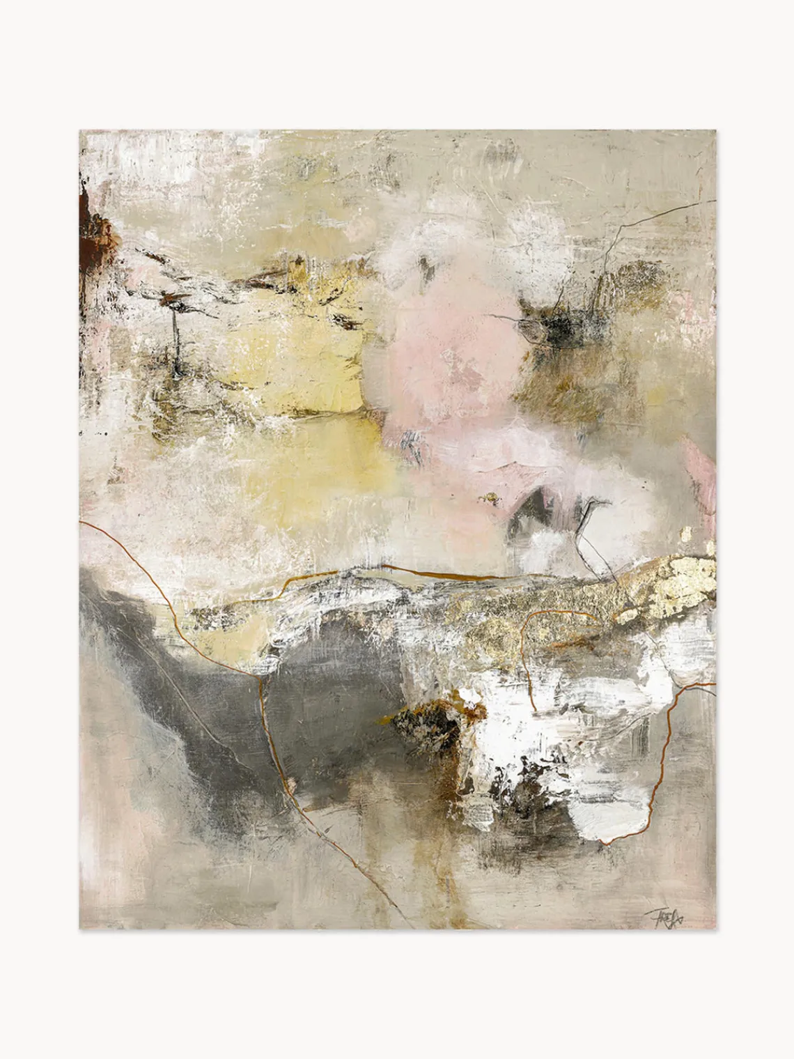 Hot Cuadro en lienzo pintado a mano Artcast Lienzos|Jarrones