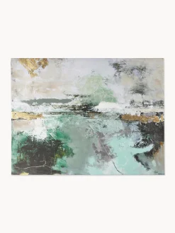 New Cuadro en lienzo pintado a mano Hillside Lienzos|Jarrones