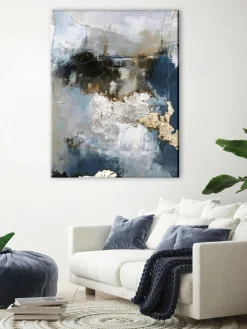 Lienzos|Jarrones>Malerifabrikken Cuadro en lienzo pintado a mano Waterfall