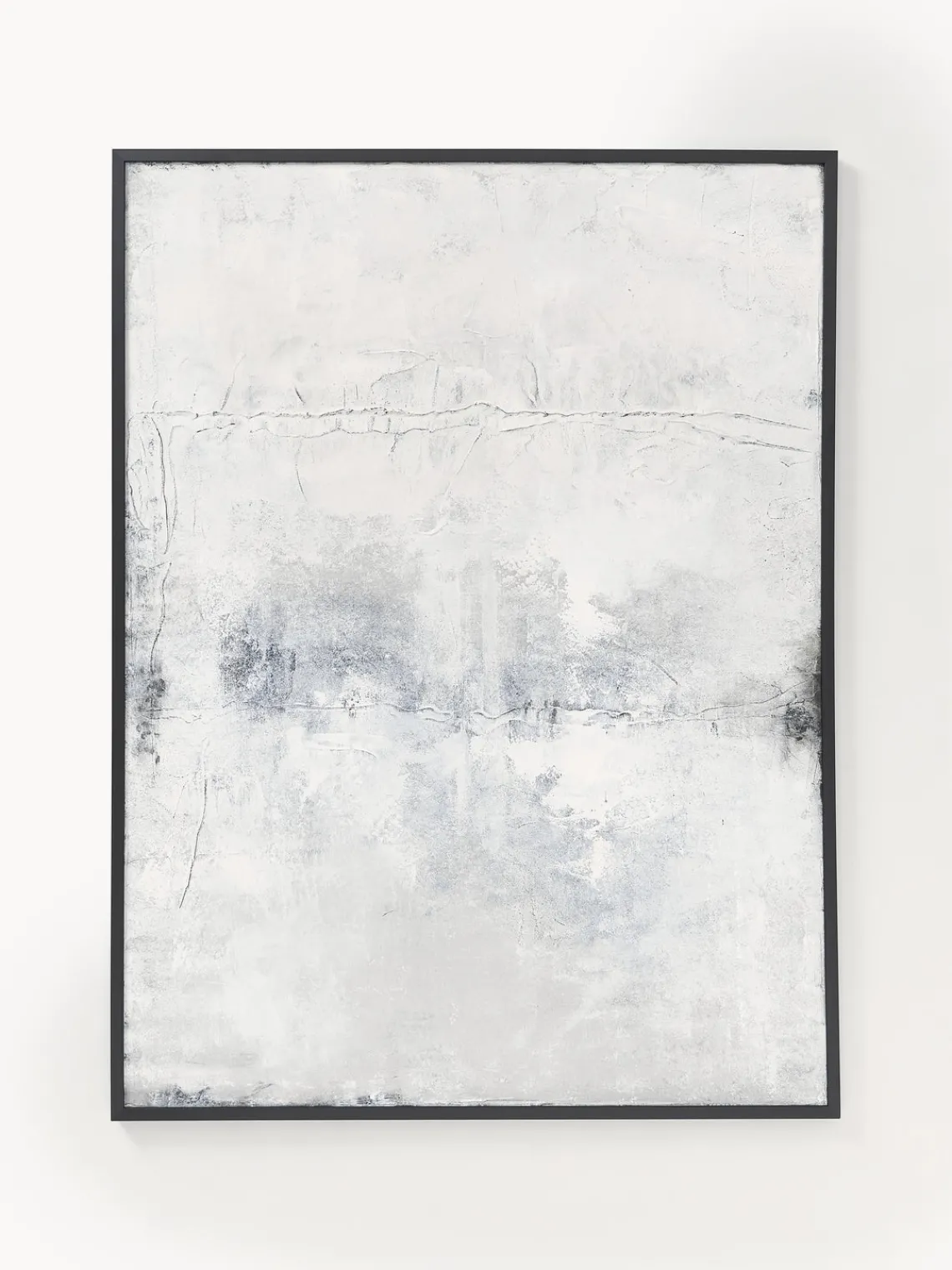 Online Cuadro en lienzo pintado a mano Simple Living, marco de madera Lienzos|Jarrones