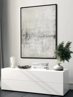 Online Cuadro en lienzo pintado a mano Simple Living, marco de madera Lienzos|Jarrones