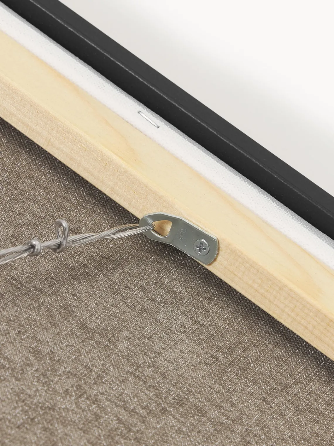 Online Cuadro en lienzo pintado a mano Simple Living, marco de madera Lienzos|Jarrones