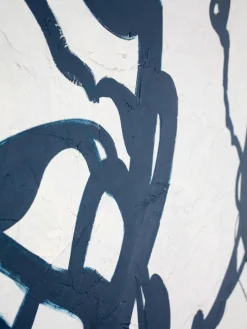 Lienzos|Jarrones></noscript>Malerifabrikken Cuadro en lienzo pintado a mano Blueplay, marco de madera