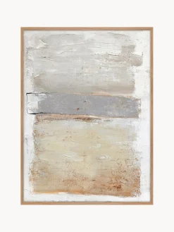 Online Cuadro en lienzo pintado a mano Scenario, marco de madera Lienzos|Jarrones