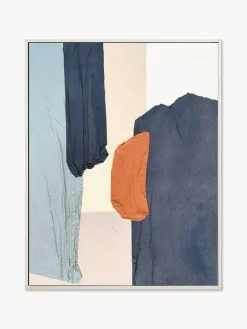 Lienzos|Jarrones>Agave Cuadro en lienzo pintado a mano con marco Fabrics