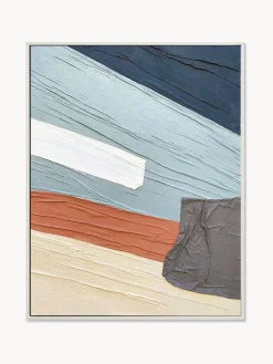 Best Cuadro en lienzo pintado a mano con marco Fabrics Lienzos|Jarrones