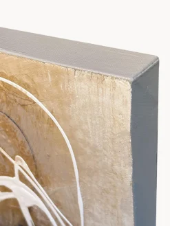 Lienzos|Jarrones></noscript>Agave Cuadro en lienzo pintado a mano Cream