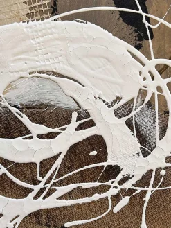 Lienzos|Jarrones></noscript>Agave Cuadro en lienzo pintado a mano Cream