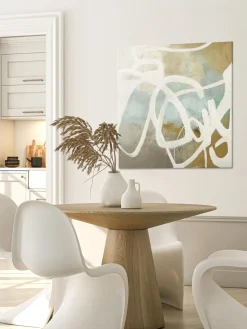 New Cuadro en lienzo pintado a mano Notify Jarrones|Decoración De Pared