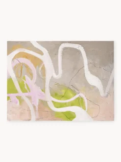 Jarrones|Decoración De Pared>Malerifabrikken Cuadro en lienzo pintado a mano Light Line, marco de madera