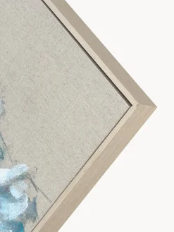 Lienzos|Jarrones></noscript>Agave Cuadro en lienzo pintado a mano Hurricane, marco de madera