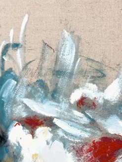 Lienzos|Jarrones></noscript>Agave Cuadro en lienzo pintado a mano Hurricane, marco de madera