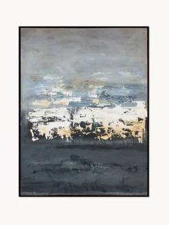 Outlet Cuadro en lienzo pintado a mano Scorsese, marco de madera Lienzos|Jarrones