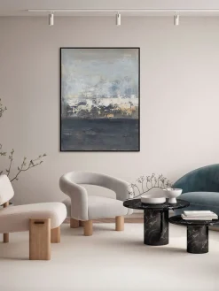 Outlet Cuadro en lienzo pintado a mano Scorsese, marco de madera Lienzos|Jarrones