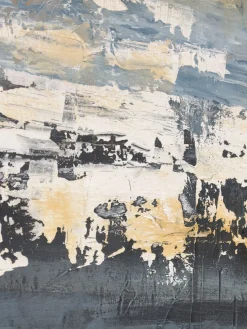 Outlet Cuadro en lienzo pintado a mano Scorsese, marco de madera Lienzos|Jarrones