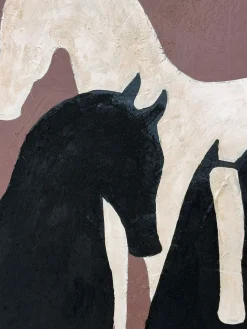 Lienzos|Jarrones></noscript>Agave Cuadro en lienzo pintado a mano Blend, marco de madera