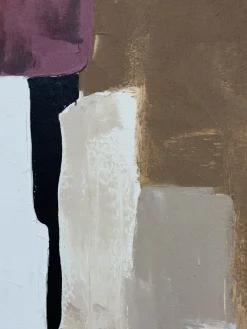 Lienzos|Jarrones></noscript>Agave Cuadro en lienzo pintado a mano Desert Echo, marco de madera