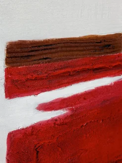 Lienzos|Jarrones></noscript>Agave Cuadro en lienzo pintado a mano Racing Red, marco de madera