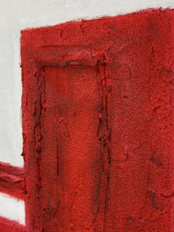 Lienzos|Jarrones></noscript>Agave Cuadro en lienzo pintado a mano Racing Red, marco de madera