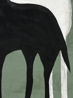 Lienzos|Jarrones></noscript>Agave Cuadro en lienzo pintado a mano Contrast, marco de madera