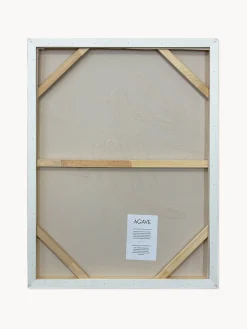 Lienzos|Jarrones></noscript>Agave Cuadro en lienzo pintado a mano Cross, marco de madera