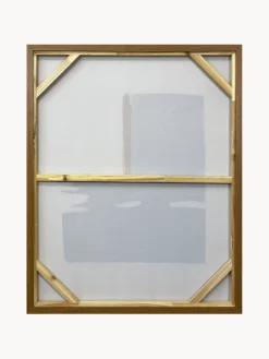 Best Cuadro en lienzo pintado a mano Snorkel Blue, marco de madera Lienzos|Jarrones