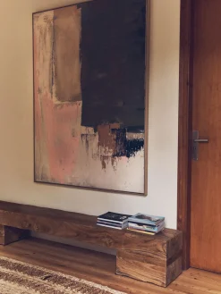 Jarrones|Decoración De Pared>HKLIVING Cuadro en lienzo pintado a mano Nomad