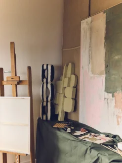 Jarrones|Decoración De Pared></noscript>HKLIVING Cuadro en lienzo pintado a mano Nomad