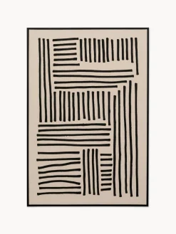 Jarrones|Decoración De Pared>Kare Design Cuadro en lienzo pintado a mano Line