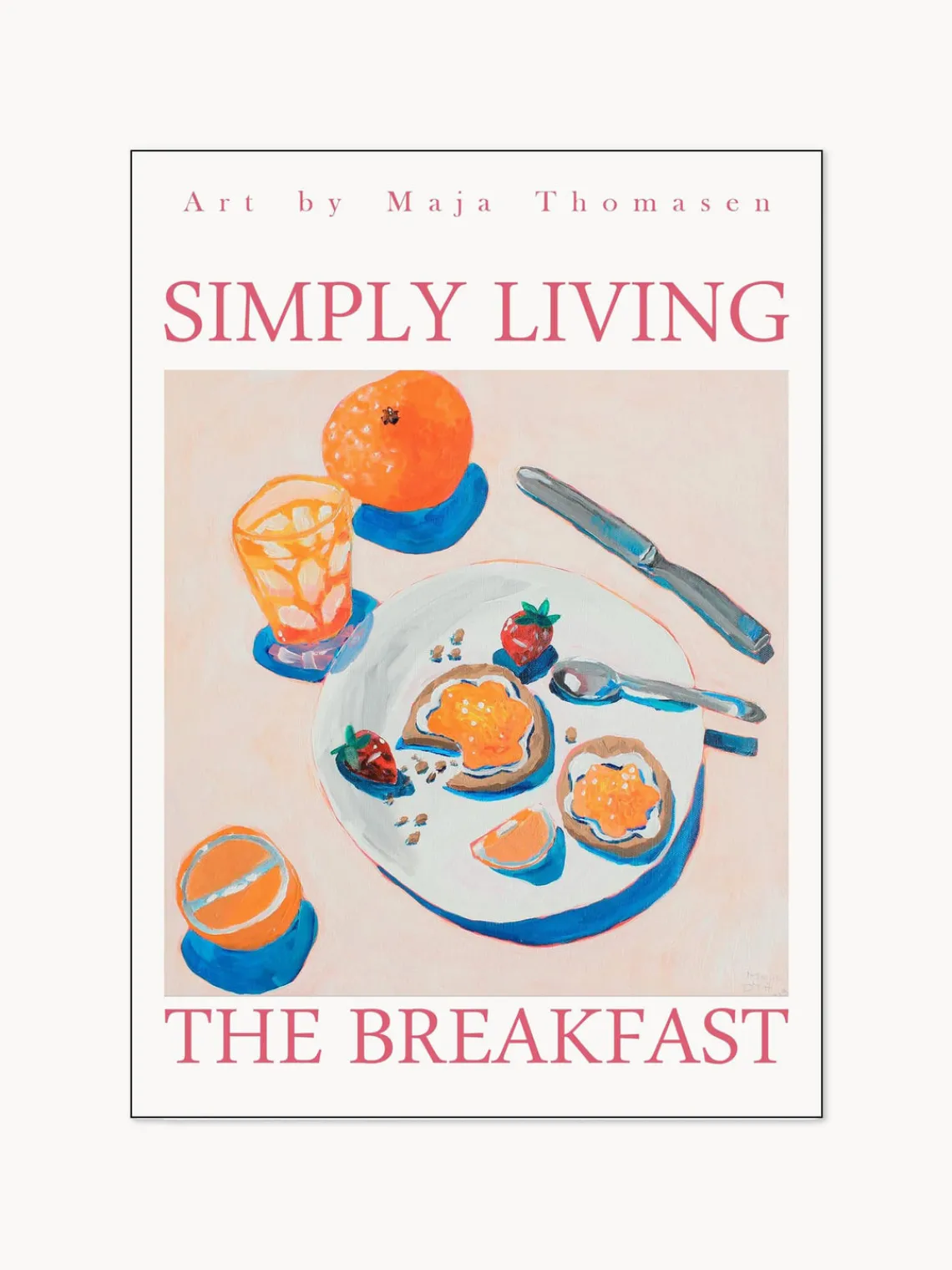 Pósters|Jarrones>POSTER & FRAME Cuadro enmarcado The Breakfast