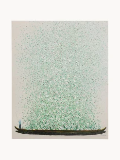 New Cuadro pintado a mano Flower Boat Lienzos|Jarrones