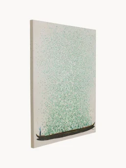 New Cuadro pintado a mano Flower Boat Lienzos|Jarrones