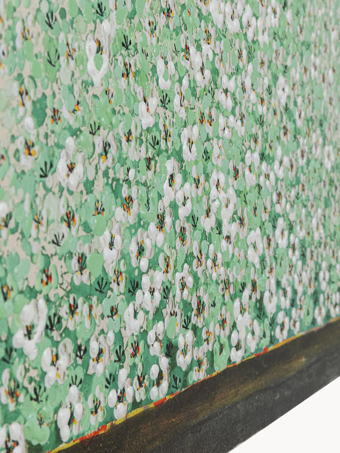 New Cuadro pintado a mano Flower Boat Lienzos|Jarrones