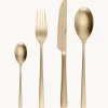 Clearance Cubertería cepillada mate Anemone, 4 comensales (16 pzas.) Juego De Cubiertos|Vajillas Completas