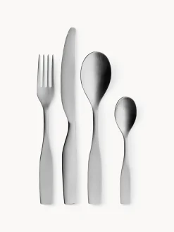 Clearance Cubertería cepillada mate Citterio, 4 comensales (16 pzas.) Juego De Cubiertos|Vajillas Completas