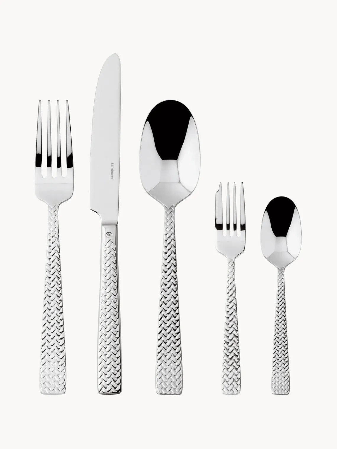 Outlet Cubertería de acero inoxidable Cortina, 6 comensales, 30 pzas. Juego De Cubiertos|Vajillas Completas