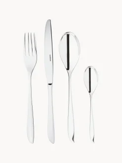 Juego De Cubiertos|Vajillas Completas>Sambonet Cubertería de acero inoxidable Leaf, tamaños diferentes Plateado