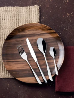 Juego De Cubiertos|Vajillas Completas>Sambonet Cubertería de acero inoxidable Leaf, tamaños diferentes Plateado