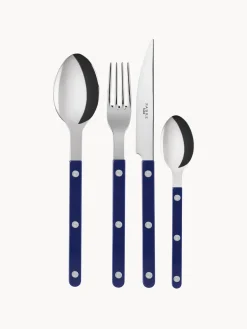Juego De Cubiertos|Menaje De Mesa>Sabre Paris Cubertería de acero inoxidable Bistrot, tamaños diferentes Azul oscuro, plateado
