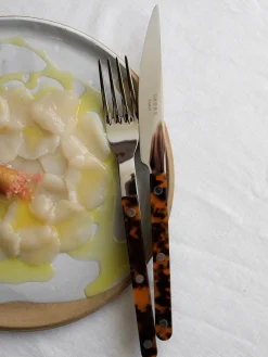 Juego De Cubiertos|Vajillas Completas></noscript>Sabre Paris Cubertería de acero inoxidable Bistrot, tamaños diferentes Marrón claro, gris antracita, plateado