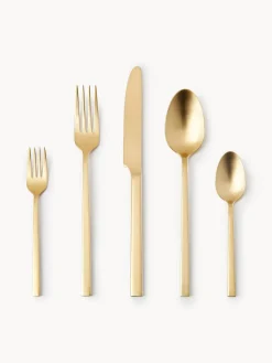 Juego De Cubiertos|Vajillas Completas>Westwing Collection Cubertería mate Shine, tamaños diferentes Dorado mate