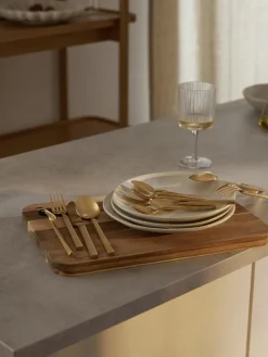 Juego De Cubiertos|Vajillas Completas>Westwing Collection Cubertería mate Shine, tamaños diferentes Dorado mate