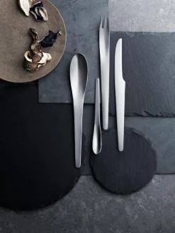 Best Cubertería muy pulida Arne Jacobsen, tamaños diferentes Juego De Cubiertos|Vajillas Completas